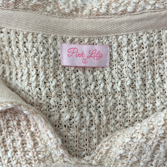 PINK LILY | Knitted oversized sweater - Picture 6 of 7